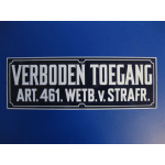 Aanduidingsbord/verbodsborden