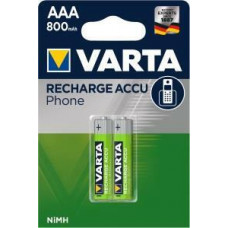 OPLAADBARE AAA BATTERIJEN VARTA 2 STUKS 750MAH