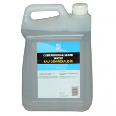 GEDEMINERALISEERD - GEDESTILEERD WATER, 5-LITER