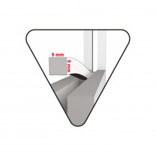 TOCHTSTRIP TOCHTBAND PU SCHUIM WIT 2-11 MM KIER