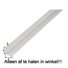 HOEKPROFIEL PVC WIT 30X30X2/1M