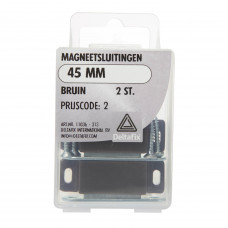 MAGNEETSLUITINGEN BRUIN 45 MM 2 ST