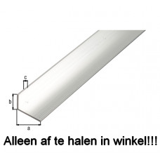 HOEKPROFIEL ALU NAT 30X15X2/1M ALUMINIUM PROFIEL