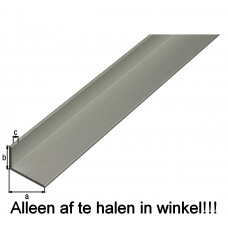 HOEKPROFIEL ALU ZILV 40X20X2/2M ALUMINIUM PROFIEL