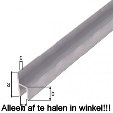 STOELPROF ALU BR 26X11X1.5/2M ALUMINIUM PROFIEL