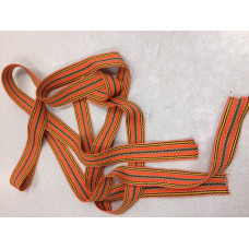 SCHAATSBAND ORANJE PER 125 CM (PAAR)