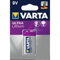 BATTERIJEN 1STK 9V.LITHIUM EXTRA LEVENSDUUR !! VARTA