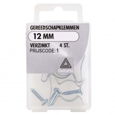 GEREEDSCHAPKLEMMEN 12 MM VZ 4 ST.