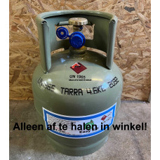 PROPAAN 2.5KG. FLES GROEN VULLING