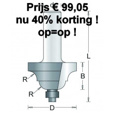 92-8 HM PROFIELFREES , D= 34,9, R= 6,3