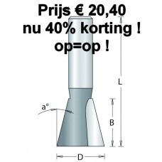 18-6HSS HSS ZWALUWSTAARTFREES , D= 14,3