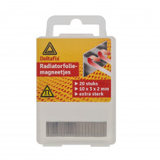RADIATORFOLIE-MAGNETEN NIKKEL 10 X 3 X 2 MM 20ST