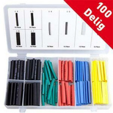 KRIMPKOUS ASSORTIMENTSDOOS 100 DELIG GEKLEURD 100MM