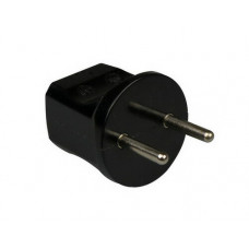 STEKKER RECHT ZONDER RA ZWART +EAN OP=OP!