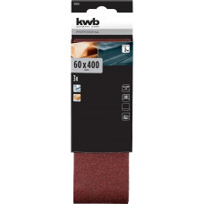 3 SCHUURBANDEN 60X400 K 80 OP=OP !!