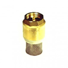 VOETKLEP MESSING 1" BINNENDRAAD- ZUIGKORF