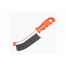 HARDEN STAALDRAADBORSTEL GEBOGEN PVC GREEP