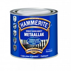 HAMMERITE METAALLAK HOOGGLANS WIT 250 ML