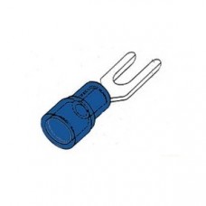 10 ST.KABELSCHOEN VORK 3MM BLAUW