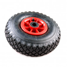 STEEKWAGENWIEL 300-4(260X85), 2PLY, VELG ROOD