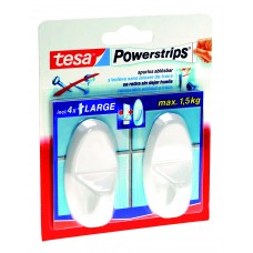 TESA POWERSTRIPS WIT OVAL 58013/49 (KERN)