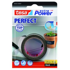 TESA EXTRA POWER PERFECT 2.75M 19 MM ZWART 2.75 19 ZWART