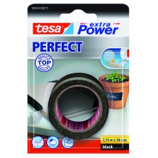 TESA EXTRA POWER PERFECT 2.75M 38 MM ZWART 2.75 38 ZWART