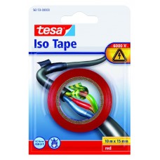 TESA ELECTRISCHE ISOLATIE ROOD 10M:15MM 10 15 ROOD