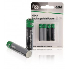 OPLAADBARE NIMH BATTERIJEN AAA 1.2 V 950 MAH 4-BLISTER