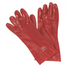 HANDSCHOEN PVC ROOD 35CM