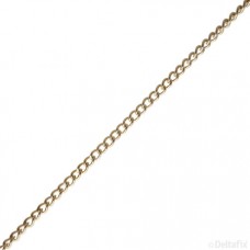 SCHAKELKETTING-SIERKETTING GEDRAAID VERMESS. 3.5X0.9MM