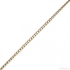 SCHAKELKETTING-SIERKETTING GEDRAAID VERMESS. 3.5X0.9MM